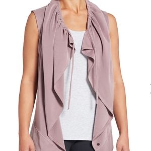 Calia Smokey Quartz Journey Draped Lightweight Vest